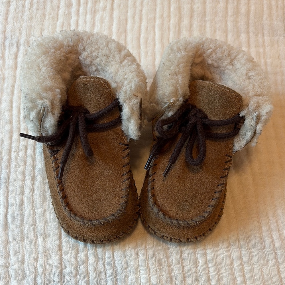 Brown Baby Moccasins